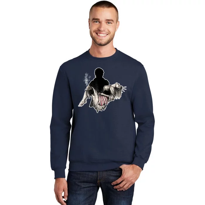 America Save Liberty Tall Sweatshirt