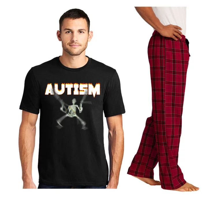 Autism Skeleton Meme Pajama Set