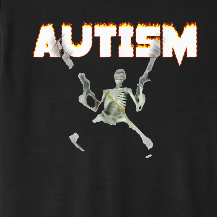 Autism Skeleton Meme ChromaSoft Performance T-Shirt