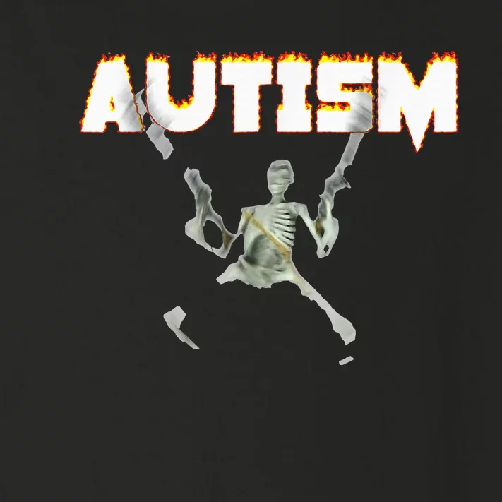 Autism Skeleton Meme Toddler Long Sleeve Shirt