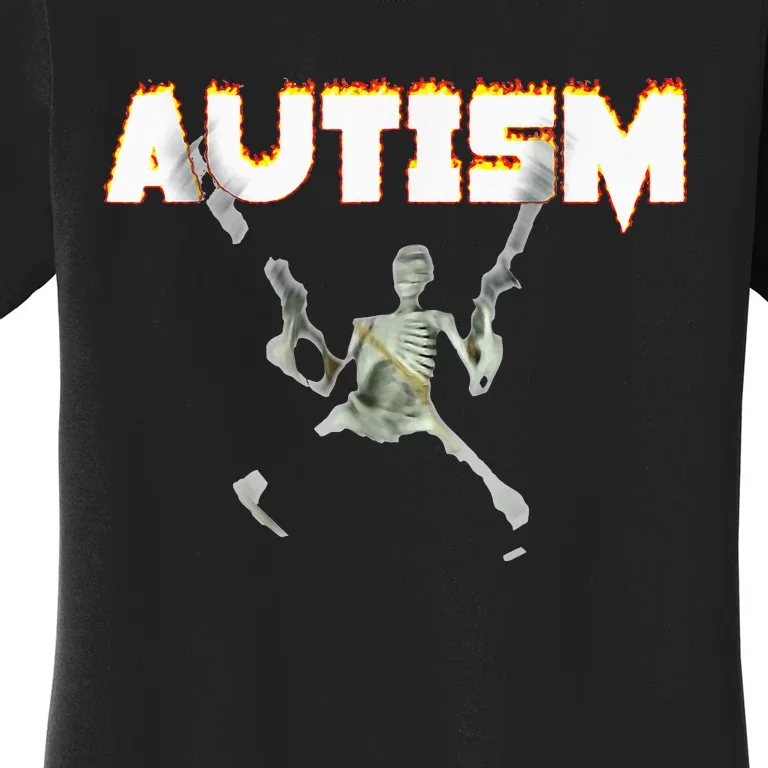 Autism Skeleton Meme Women's T-Shirt