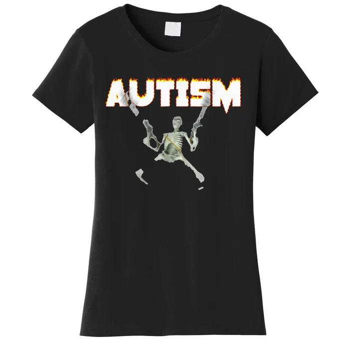 Autism Skeleton Meme Women's T-Shirt