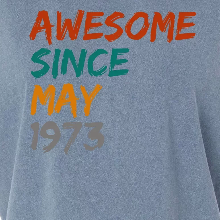 Awesome Since May 1973 Garment-Dyed Women's Muscle Tee