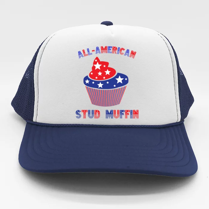 Allamerican Stud Muffin Gift Trucker Hat