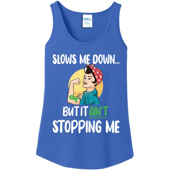 Ain't Stopping Me Cerebral Palsy Warrior Cp Fighter Great Gift Ladies Essential Tank