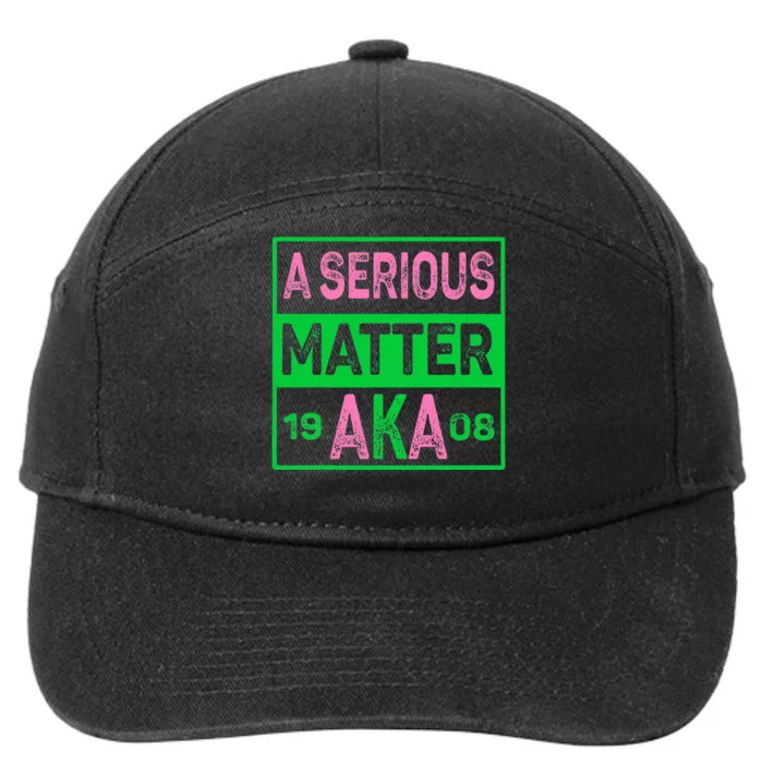 A Serious Matter J15 FounderS Day Pink And Green Aka 7-Panel Snapback Hat