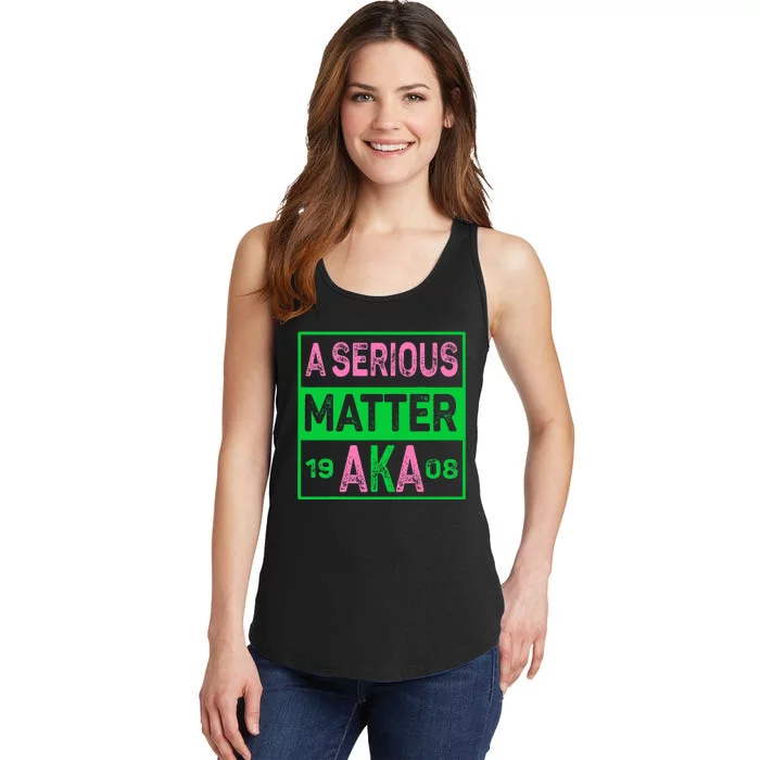 A Serious Matter J15 FounderS Day Pink And Green Aka Ladies Essential Tank