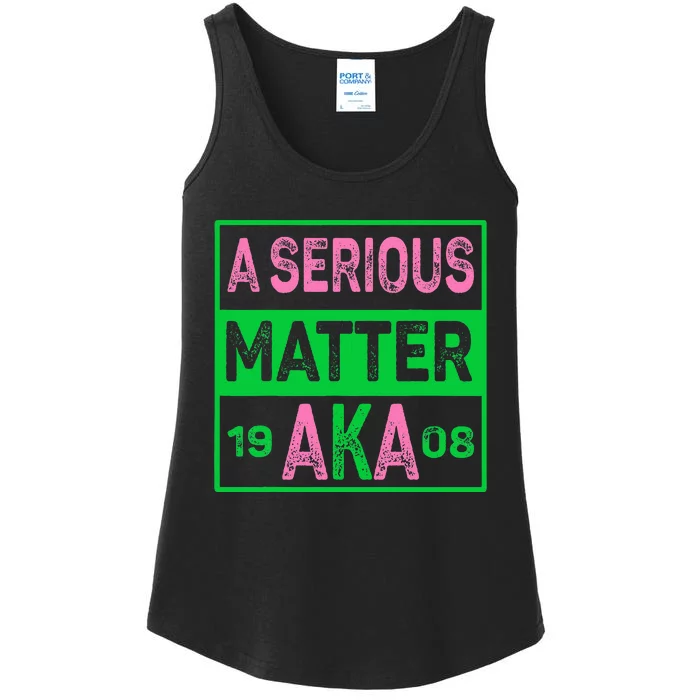 A Serious Matter J15 FounderS Day Pink And Green Aka Ladies Essential Tank