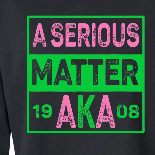 A Serious Matter J15 FounderS Day Pink And Green Aka Cropped Pullover Crew