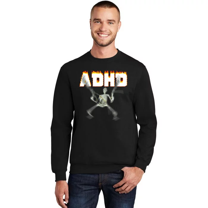 ADHD Skeleton Meme Sweatshirt