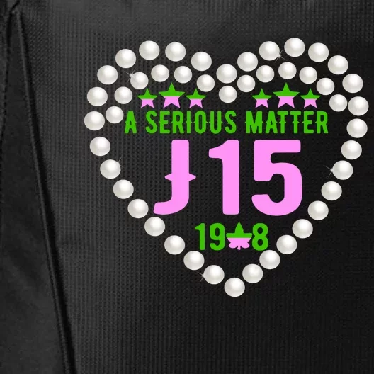 A Serious Matter J15 Founder's Day Pink And Green AKA City Backpack