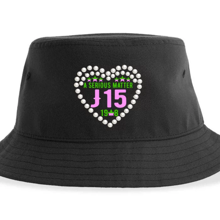 A Serious Matter J15 Founder's Day Pink And Green AKA Sustainable Bucket Hat