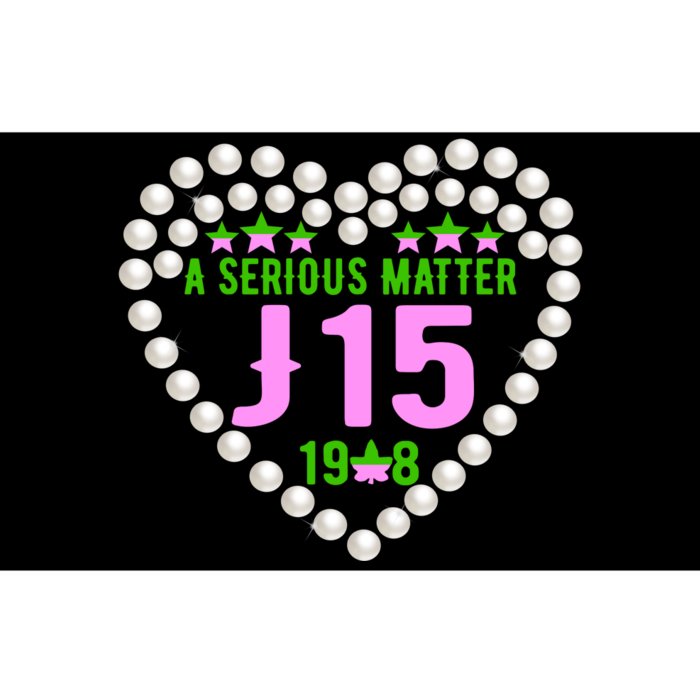 A Serious Matter J15 Founder's Day Pink And Green AKA Bumper Sticker