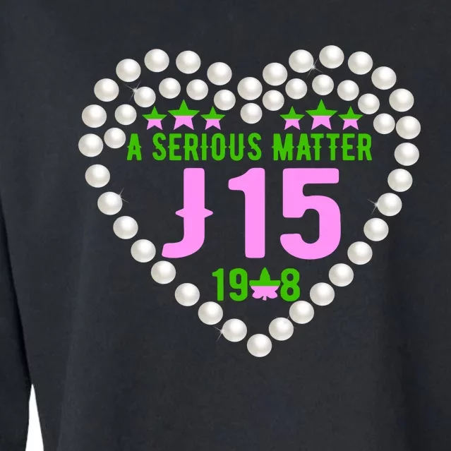 A Serious Matter J15 Founder's Day Pink And Green AKA Cropped Pullover Crew