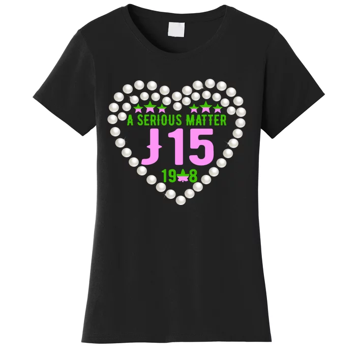 A Serious Matter J15 Founder's Day Pink And Green AKA Women's T-Shirt