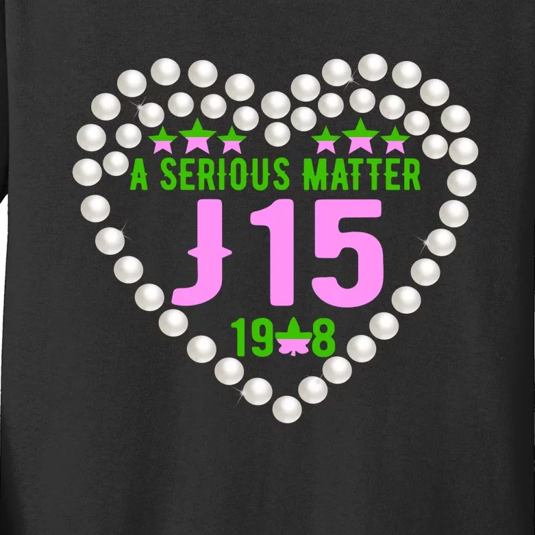 A Serious Matter J15 Founder's Day Pink And Green AKA Kids Long Sleeve Shirt