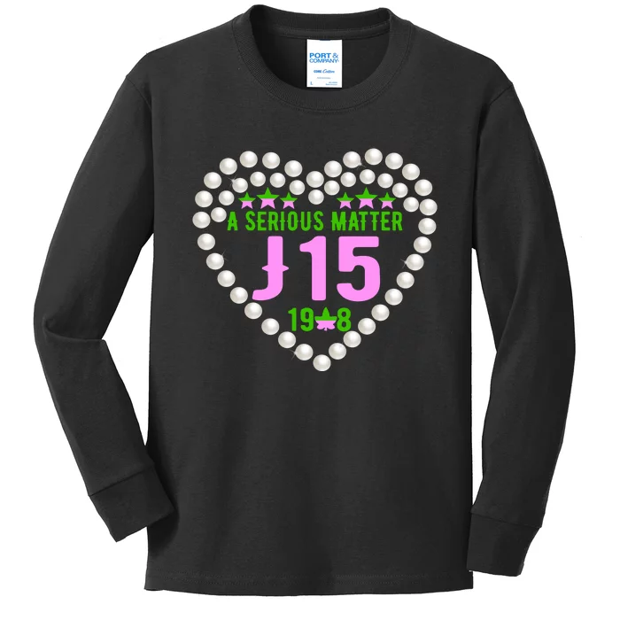 A Serious Matter J15 Founder's Day Pink And Green AKA Kids Long Sleeve Shirt