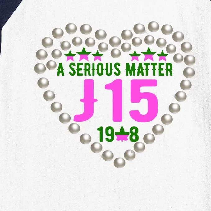 A Serious Matter J15 Founder's Day Pink And Green AKA Baseball Sleeve Shirt