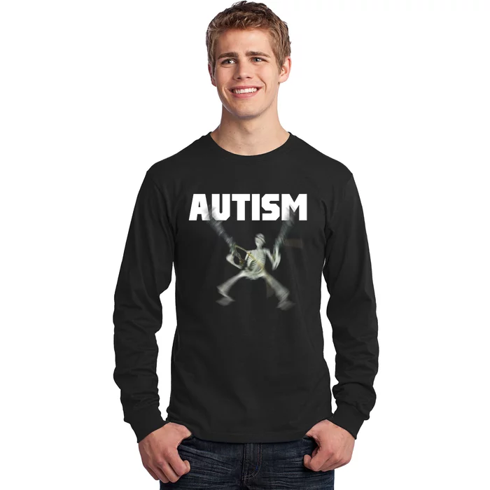 Autism Skeleton Meme Long Sleeve Shirt