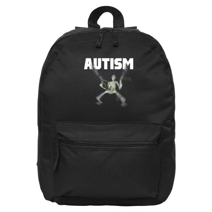 Autism Skeleton Meme 16 in Basic Backpack