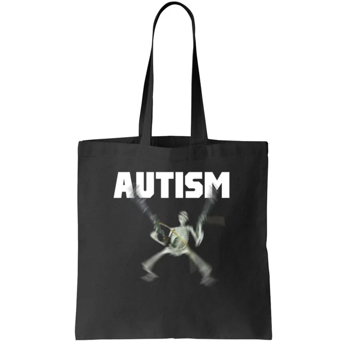 Autism Skeleton Meme Tote Bag