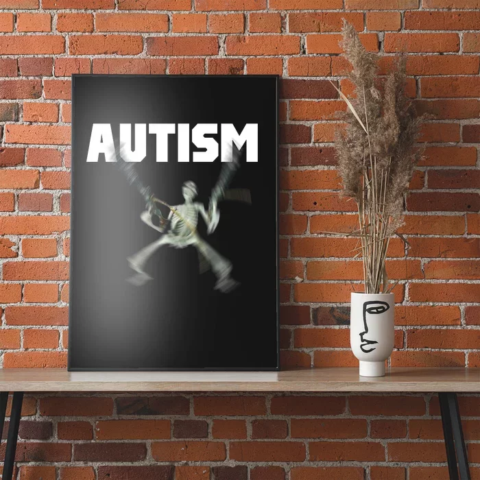 Autism Skeleton Meme Poster