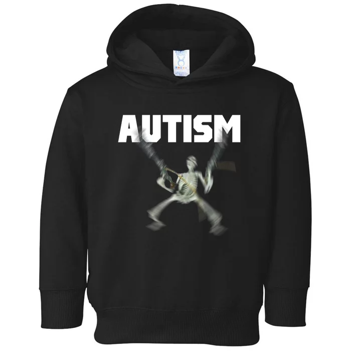 Autism Skeleton Meme Toddler Hoodie