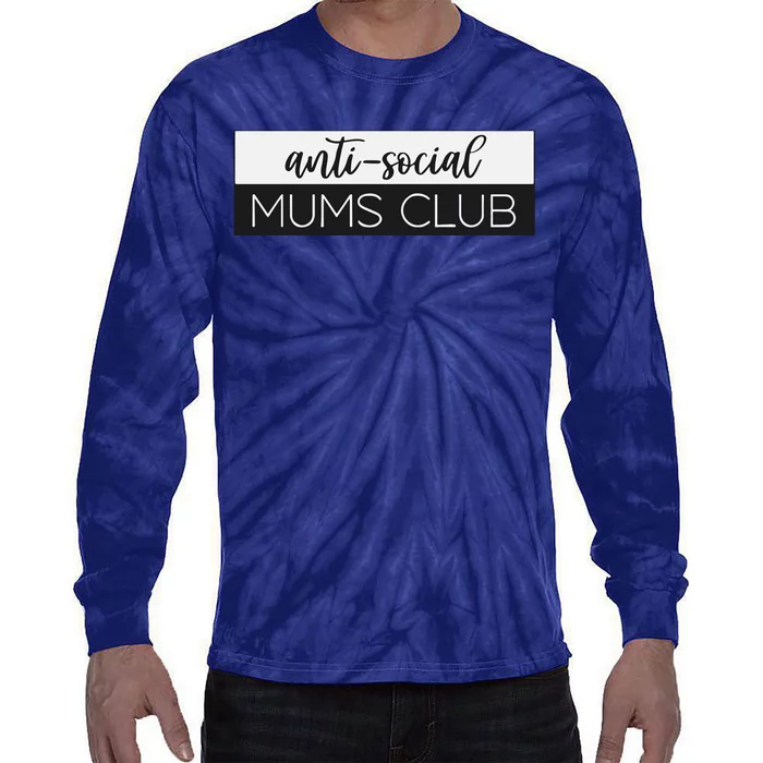 Anti Social Mums Club Tie-Dye Long Sleeve Shirt