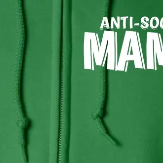 Anti Social Mama Funny Mother's Day Full Zip Hoodie