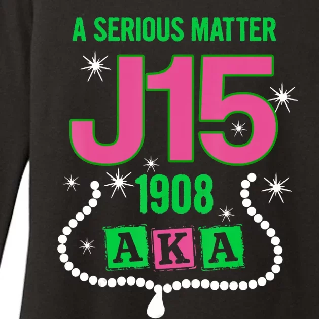 A Serious Matter J15 Founder's Day Pink And Green Aka Gift Womens CVC Long Sleeve Shirt