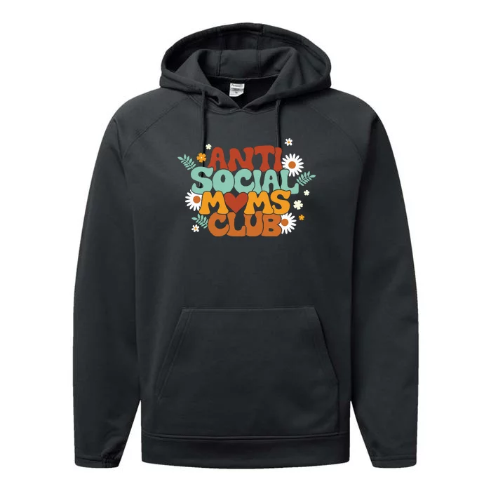 Anti Social Moms Club Performance Fleece Hoodie