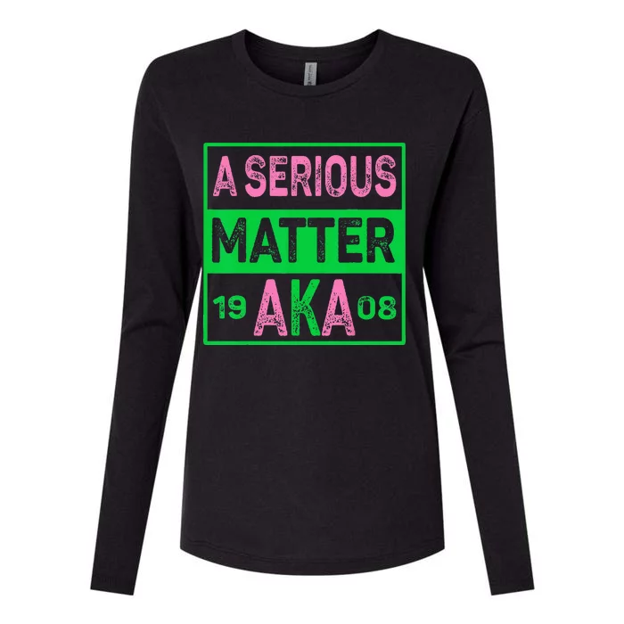 A Serious Matter J15 Founders Day Pink And Green AKA Women Womens Cotton Relaxed Long Sleeve T-Shirt