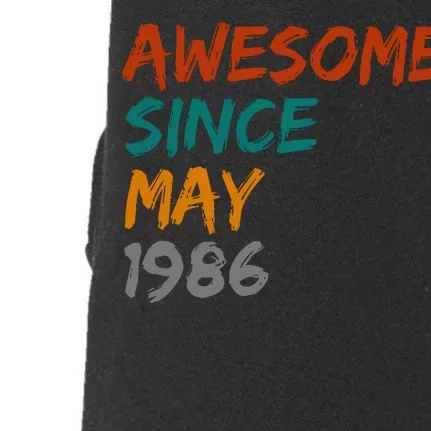 Awesome Since May 1986 Doggie 3-End Fleece Hoodie