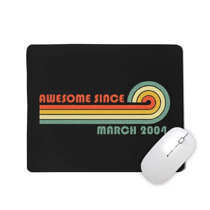 Awesome Since March 2004 Mousepad