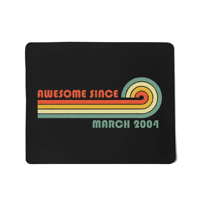 Awesome Since March 2004 Mousepad