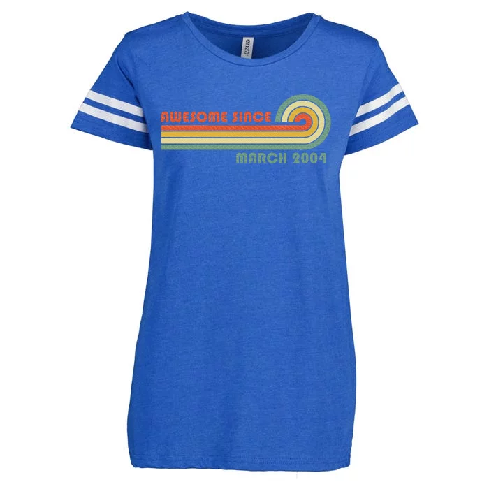 Awesome Since March 2004 Enza Ladies Jersey Football T-Shirt