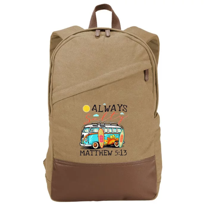 Always Salty Matthew 513 Cotton Canvas Backpack