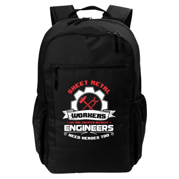 Awesome Sheet Metal Worker Engineer's Heroes Welder Daily Commute Backpack