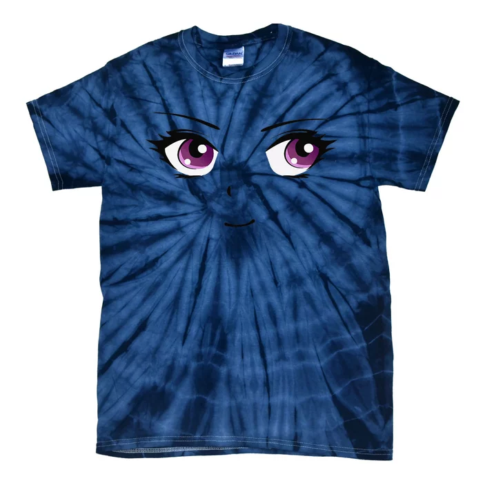 Anime Shoujo Manga Josei Big Eyes Tie-Dye T-Shirt