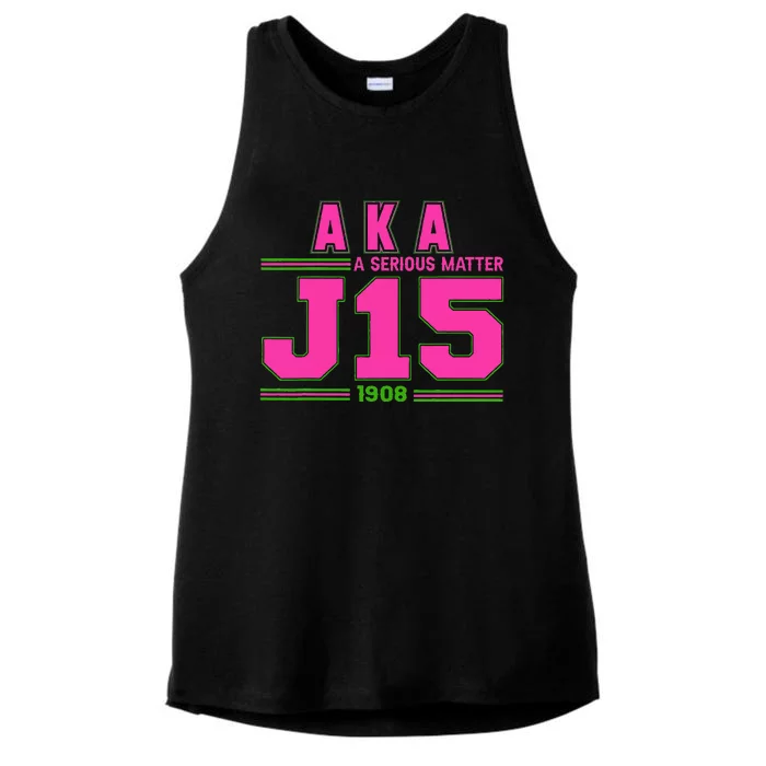 A Serious Matter J15 FounderS Day And Green Aka Ladies Tri-Blend Wicking Tank