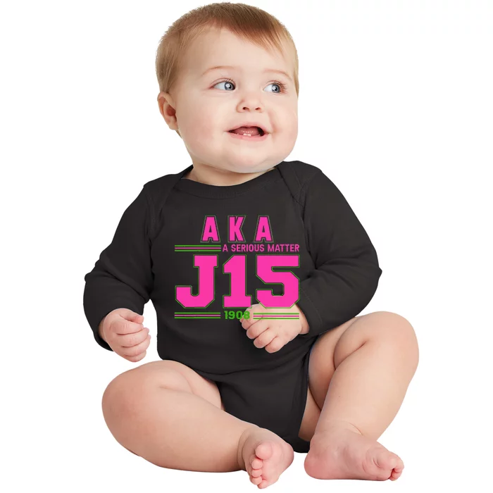 A Serious Matter J15 FounderS Day And Green Aka Baby Long Sleeve Bodysuit