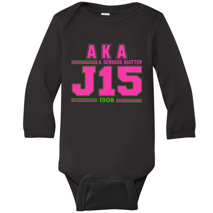 A Serious Matter J15 FounderS Day And Green Aka Baby Long Sleeve Bodysuit