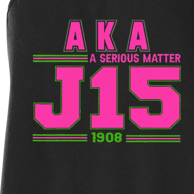 A Serious Matter J15 FounderS Day And Green Aka Women's Racerback Tank