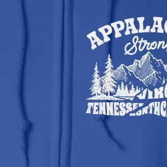 Appalachia Strong Mountain Outdoors Hiking Nc Full Zip Hoodie