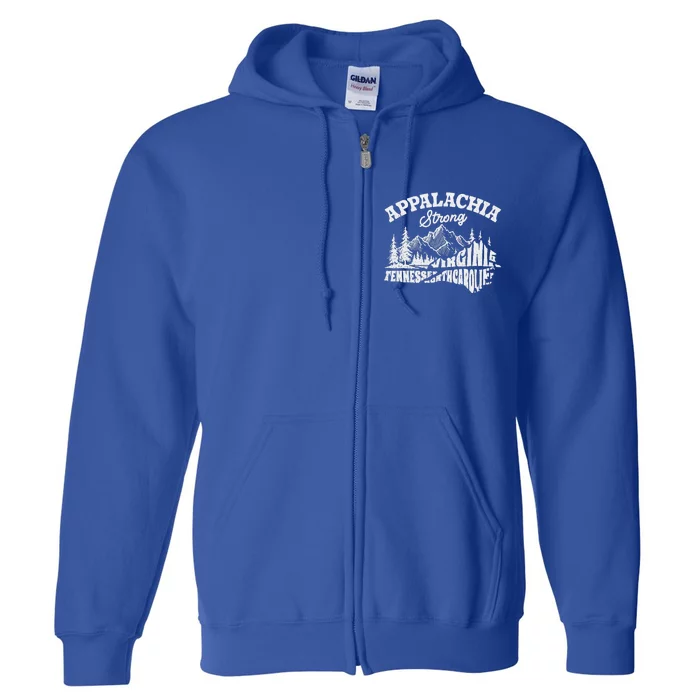 Appalachia Strong Mountain Outdoors Hiking Nc Full Zip Hoodie