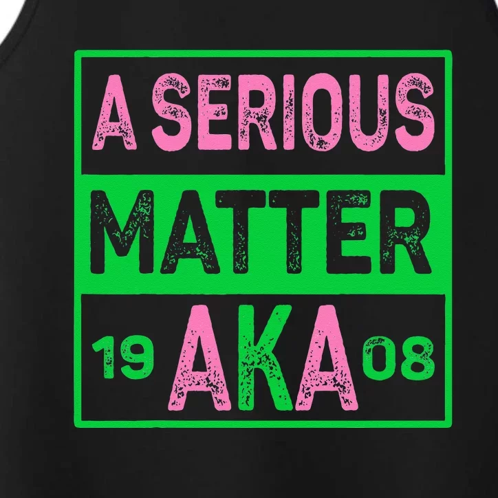 A Serious Matter J15 Founders Day Pink And Green AKA Women Performance Tank