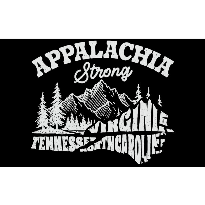 Appalachia Strong Mountain Outdoors Hiking Nc Design Bumper Sticker