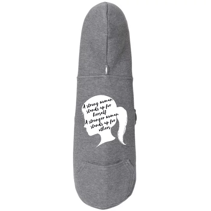 A Strong Meaningful Gift Social Justice March And Feminist Gift Doggie 3-End Fleece Hoodie