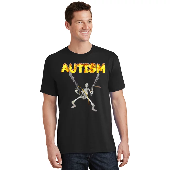 Autism Skeleton Meme T-Shirt