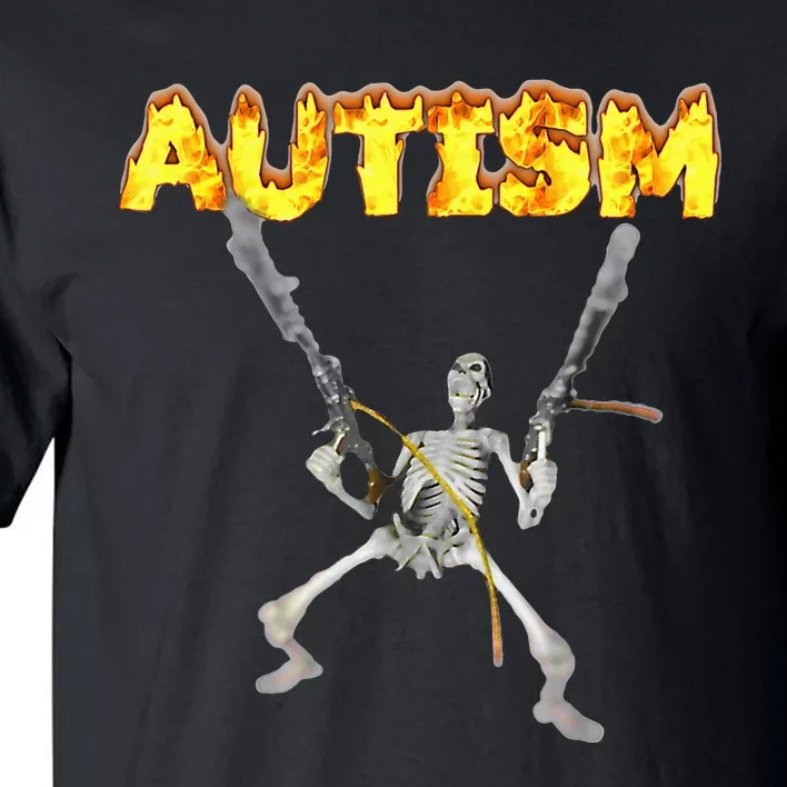 Autism Skeleton Meme Tall T-Shirt